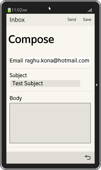 Compose Message